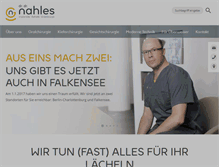 Tablet Screenshot of dr-nahles-berlin.de